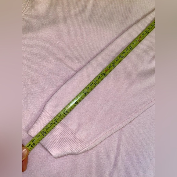 Pink Cowl Neck Sweater with Turtleneck Style - Picture 5 of 5